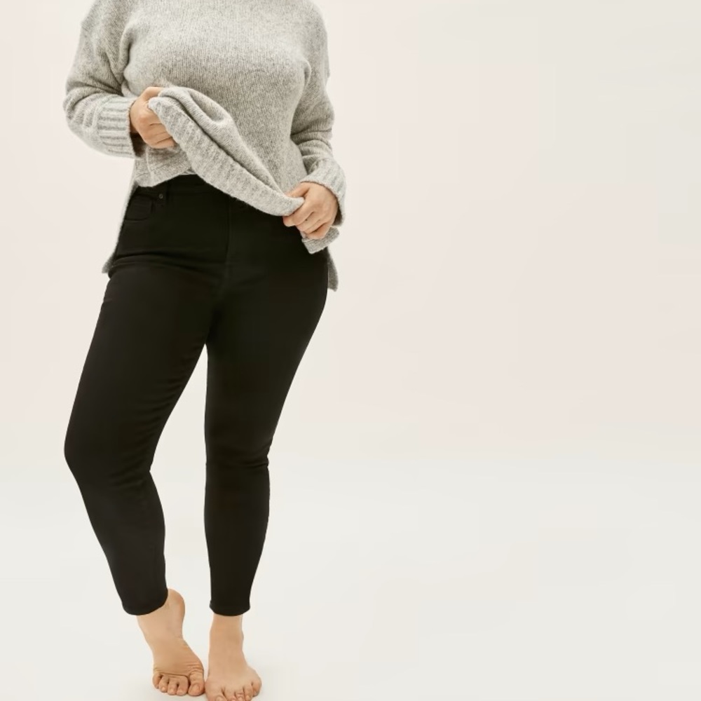 Everlane The Curvy Authentic Stretch High-Rise Skinny Jeans